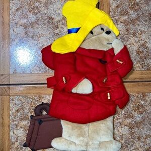 Vintage Paddington Bear Plush Wall Hanging Nursery Decor Infantino